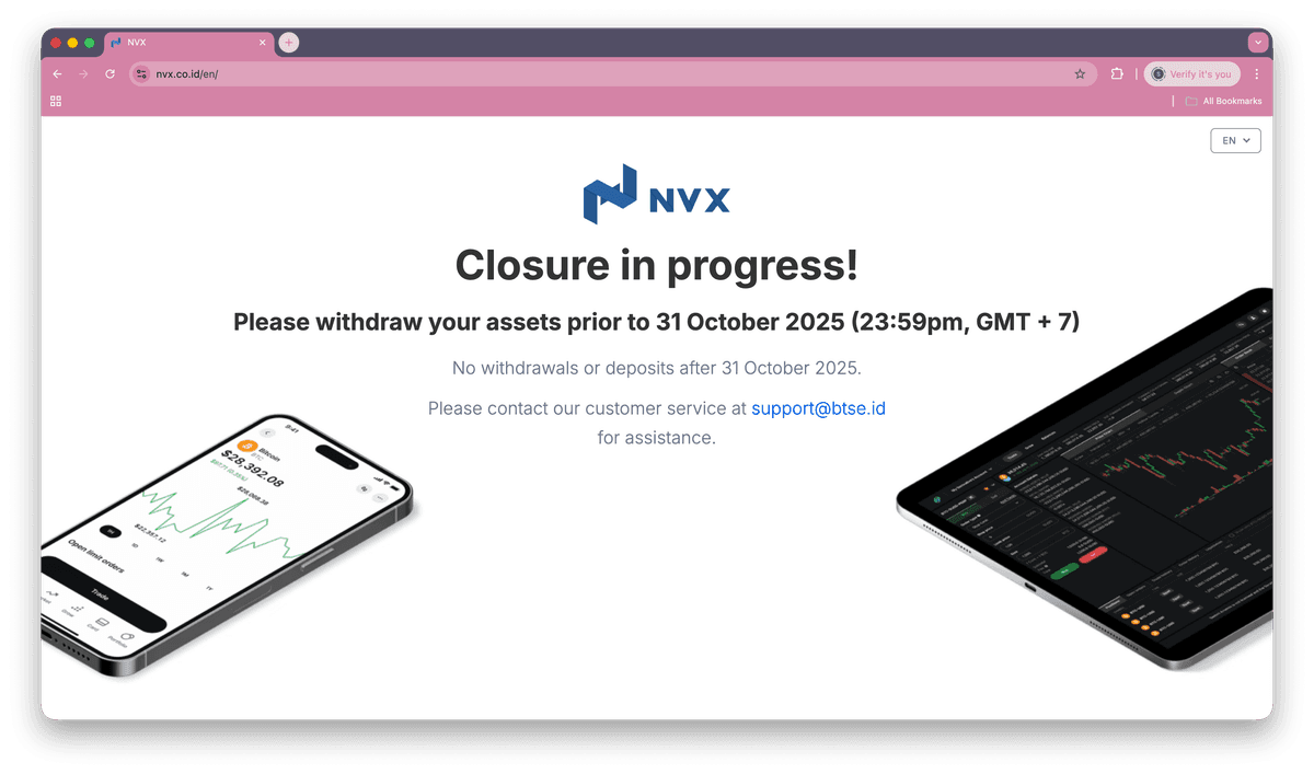 NVX Cryptocurrency Exchange